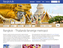 Tablet Screenshot of bangkok.dk